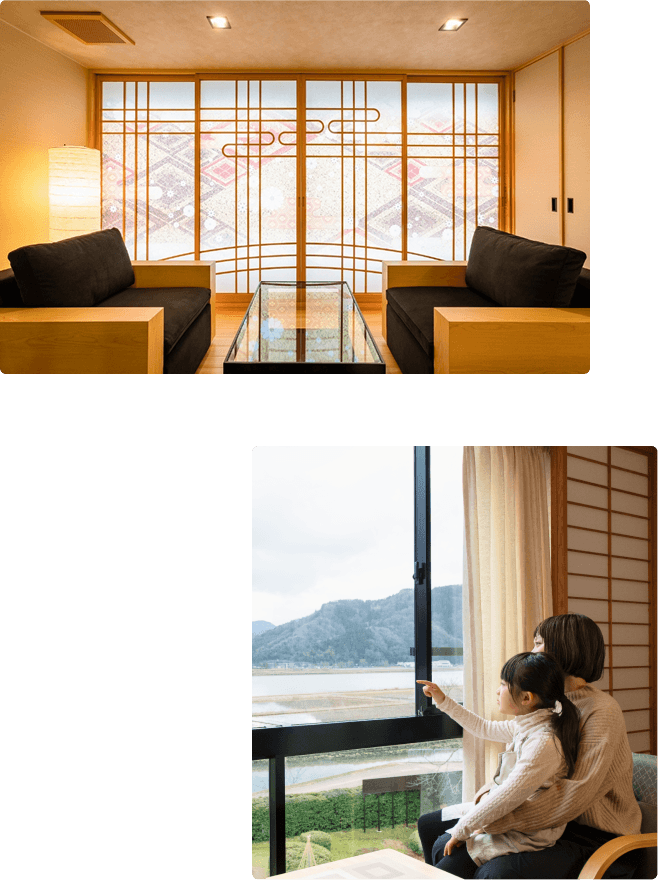 和モダンルームの客室