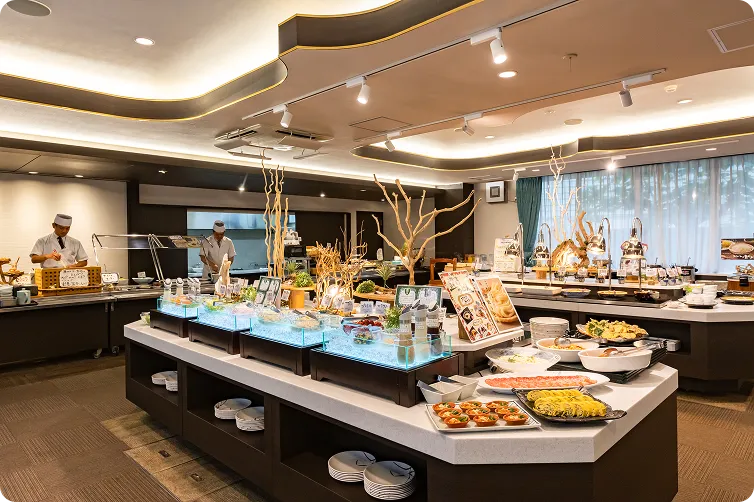 朝食会場「清流」